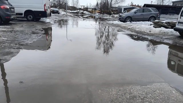 Tczew - Trwa odwilż - roztopy dają się we znaki