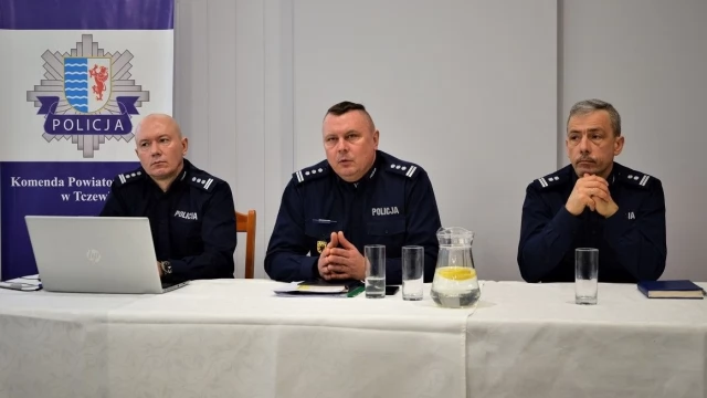Tczew - Policjanci podsumowali rok - w Tczewie wykrywalność 67,8 proc.