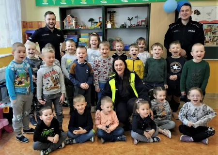 Tczew - Z przedszkolakami o bezpieczeństwie