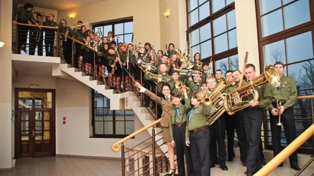 Tczew - Harcerska Orkiestra Dęta wygrywa w Gniewinie 