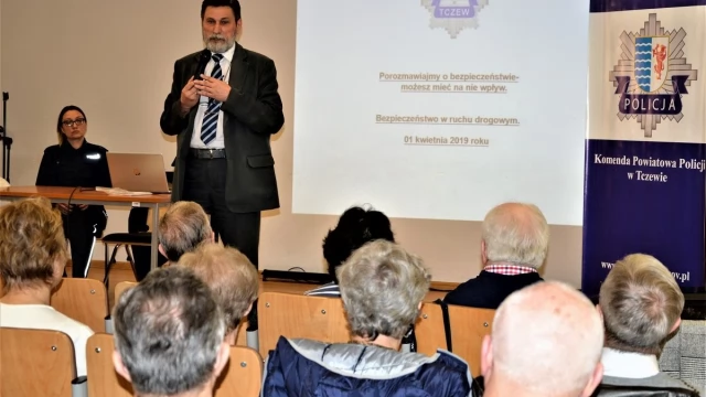 Tczew - Policjanci debatowali o bezpieczeństwie