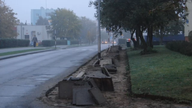 Tczew - Kolejny etap wymiany chodnika na Jagiełły