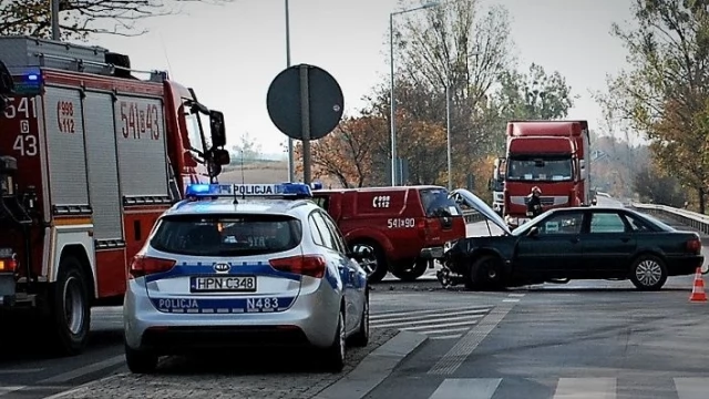 Tczew - Policjanci zatrzymali prawo jazdy za spowodowanie wypadku