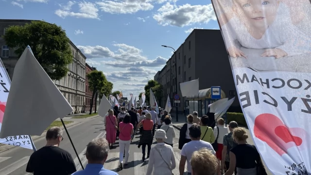 Tczew - Kolejny marsz życia przeszedł ulicami Tczewa