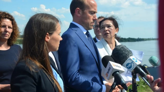 Tczew - Borys Budka w Tczewie. Platforma złoży projekt specustawy ws. Mostu Tczewskiego