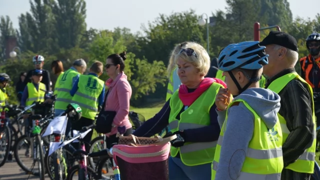 Tczew - Piknik Mobilności Aktywnej. Tczewianie przesiedli się na rowery