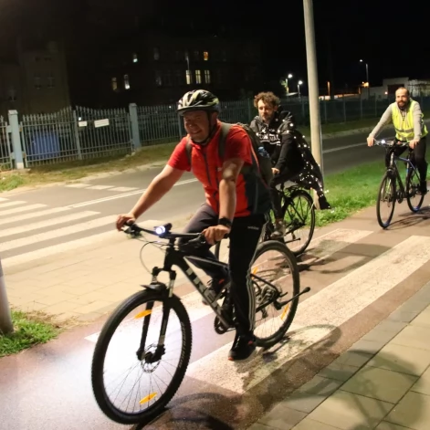 Tczew - Nocny przejazd rowerowy Świetlik