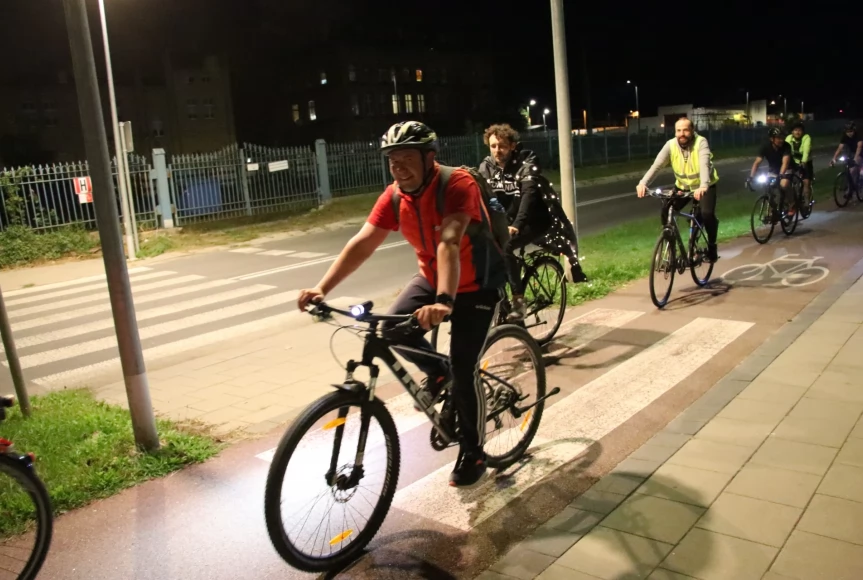 Tczew - Nocny przejazd rowerowy Świetlik
