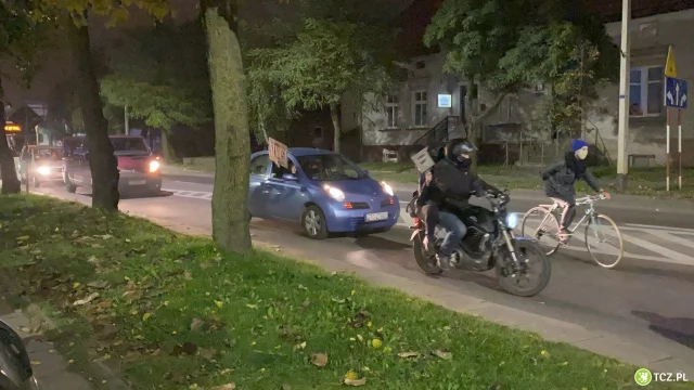 Tczew - Protesty po decyzji TK ws. aborcji trwają