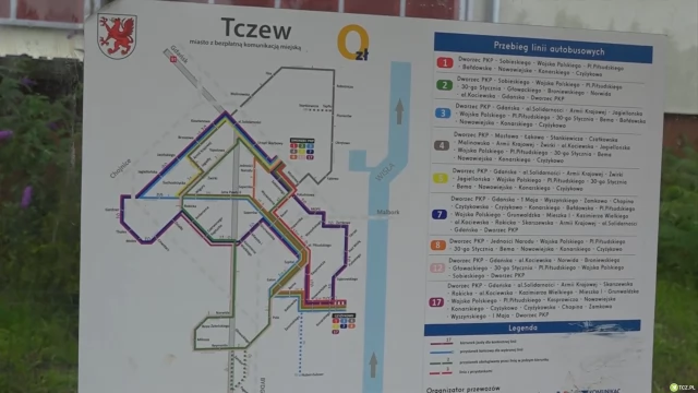 Tczew - Nowe oznaczenia na tczewskich przystankach