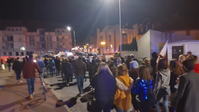 Tczew - Tczewianie znowu wyszli na ulice. #StrajkKobiet [WIDEO]