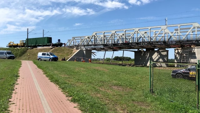 Tczew - Wypadek przy remoncie mostu! Zawaliło się rusztowanie - są ranni