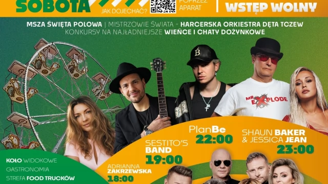 Tczew - Święto Gminy Tczew - na scenie m. in. PlanBe, Bajm i Shaun Baker