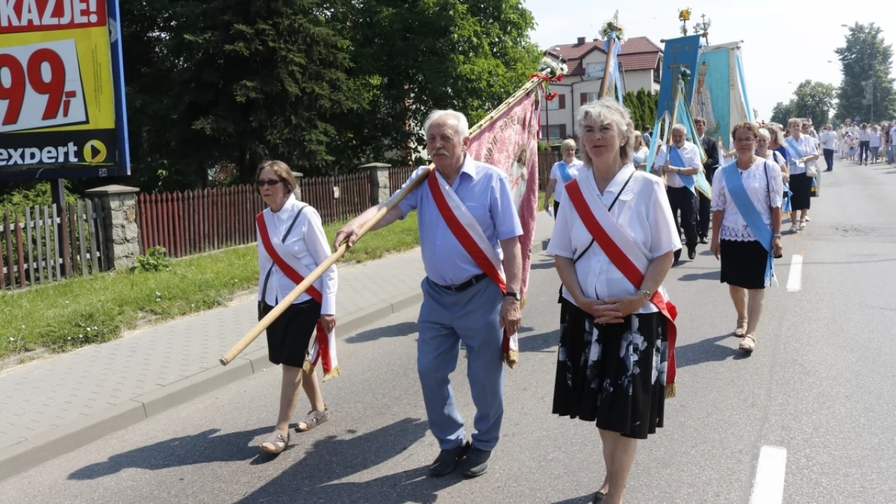 Tczew - Boże Ciało - procesja z Najświętszym Sakramentem
