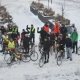 Tczew - Pierwsza zimowa Masa Krytyczna w Tczewie
