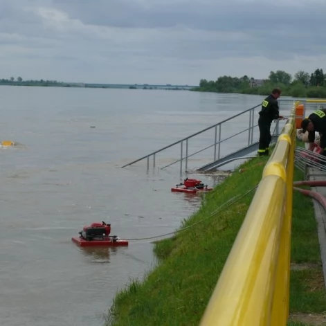 Tczew - Stan Wisły oraz przygotowania do nadejścia fali