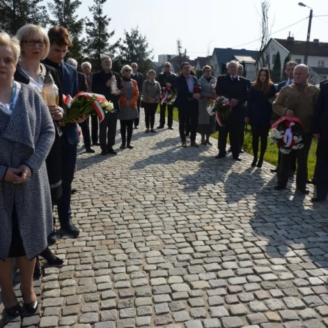 Tczew - Uroczystości przy Panteonie Katyńskim
