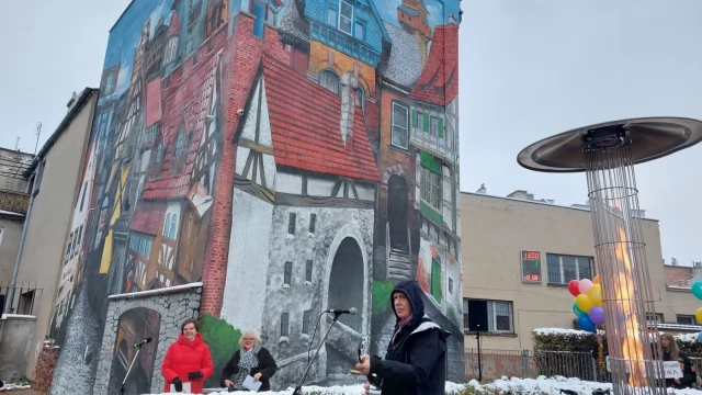 Tczew - Mural na Starym Mieście już gotowy