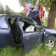Tczew - Majewo. Auto uderzyło w drzewo