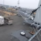 Tczew - Ul. Jagiellońska. Przewrócił się 12-metrowy maszt, na szczęście nie runął na samochody