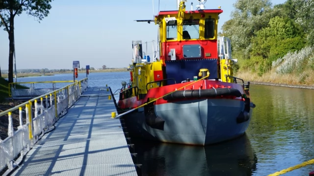 Tczew - Nowy lodołamacz wypłynie na wody Dolnej Wisły