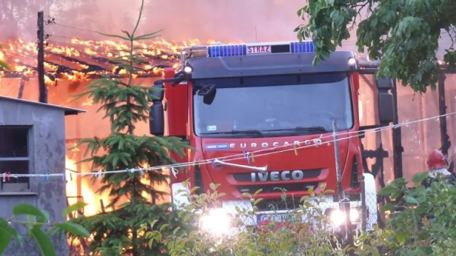 Tczew - Pożary od piorunów - Małżewo i gm. Gniew. Nawałnica nad Tczewem