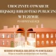 Tczew - Weekend otwarcia biblioteki po rewitalizacji - 21-23 kwietnia