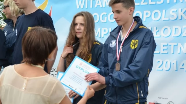 Tczew - Sztafetowy brąz Michała Jaszczerskiego na Ogólnopolskiej Olimpiadzie Młodzieży