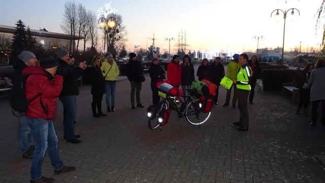 Tczew - Baltic Winter Tour - Cycling for Artur - wielka przygoda rozpoczęta