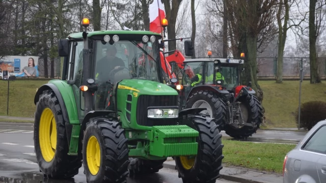 Tczew - W Tczewie protestują rolnicy
