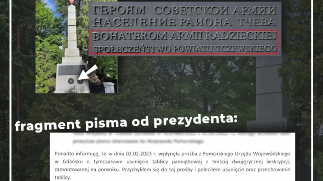 Tczew - Kontrowersyjna tablica zostanie usunięta!