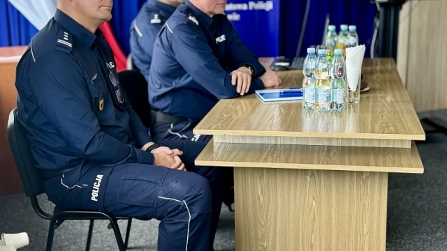 Tczew - Odprawa roczna tczewskich policjantów