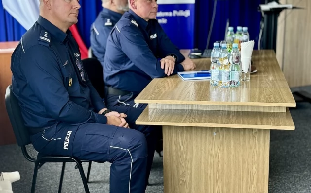 Tczew - Odprawa roczna tczewskich policjantów