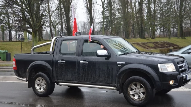 Tczew - W Tczewie protestują rolnicy