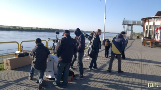 Tczew - O świcie obserwowali tranzyt Wenus