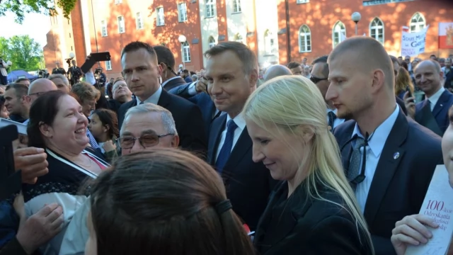 Tczew - Prezydent Andrzej Duda w Pelplinie