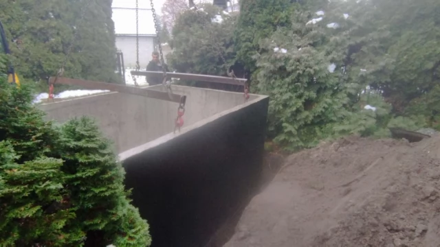 Tczew - Zbiornik betonowy na gnojowicę