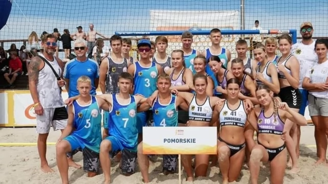 Tczew - Ogólnopolska Olimpiada Młodzieży w Piłce Ręcznej Plażowej Darłowo 2021
