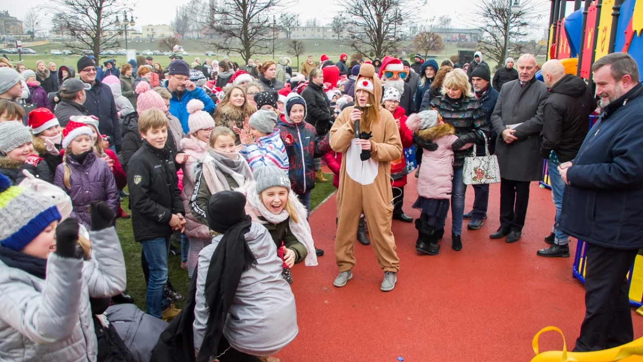 Tczew - Nowy plac zabaw nad Wisłą