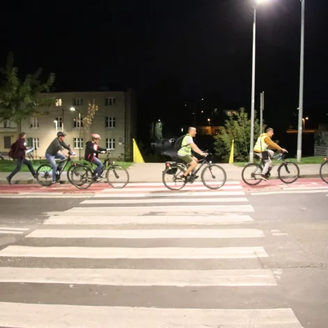 Tczew - Nocny przejazd rowerowy Świetlik
