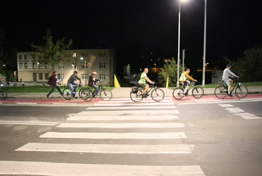 Tczew - Nocny przejazd rowerowy Świetlik