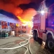 Tczew - Pożar pod Pruszczem - zamknięta dk 91