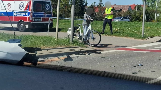 Tczew - Wypadek na alei Solidarności