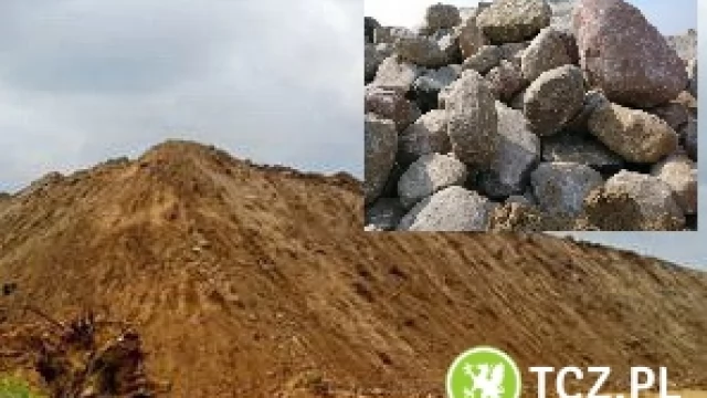 Tczew - Przyjmę kamienie i ziemię z wykopów budowlanych
