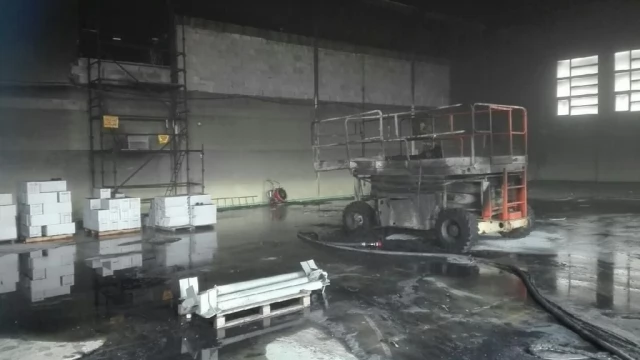 Tczew - Pożar w szkole w Pelplinie