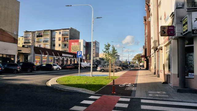 Tczew - Zieleń i oświetlenie na Gdańskiej