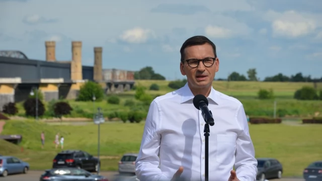 Tczew - Mateusz Morawiecki z wizytą w Tczewie - "Ten most będzie perłą historii"