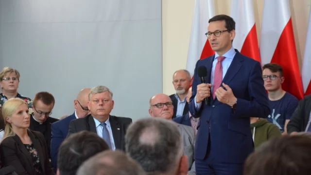 Tczew - Mateusz Morawiecki w Pelplinie. Zapytaliśmy o Most Tczewski