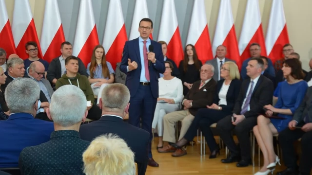 Tczew - Mateusz Morawiecki w Pelplinie. Zapytaliśmy o Most Tczewski