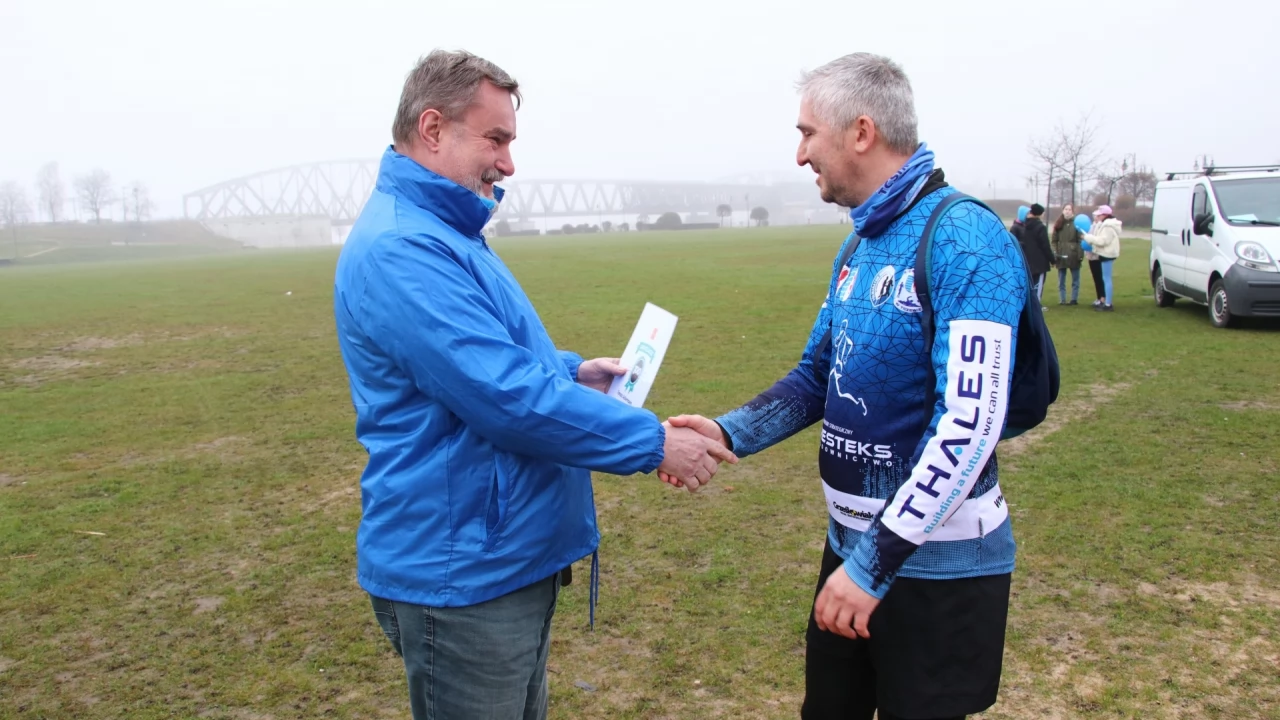 Tczew - Parkrun na niebiesko